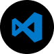 Logo del editor de Código Visual Studio Code